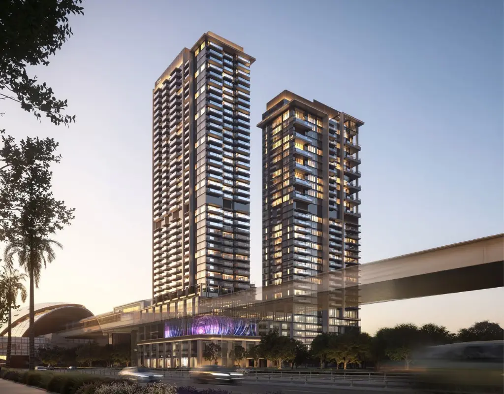 Avenue Park Towers II wasl front view