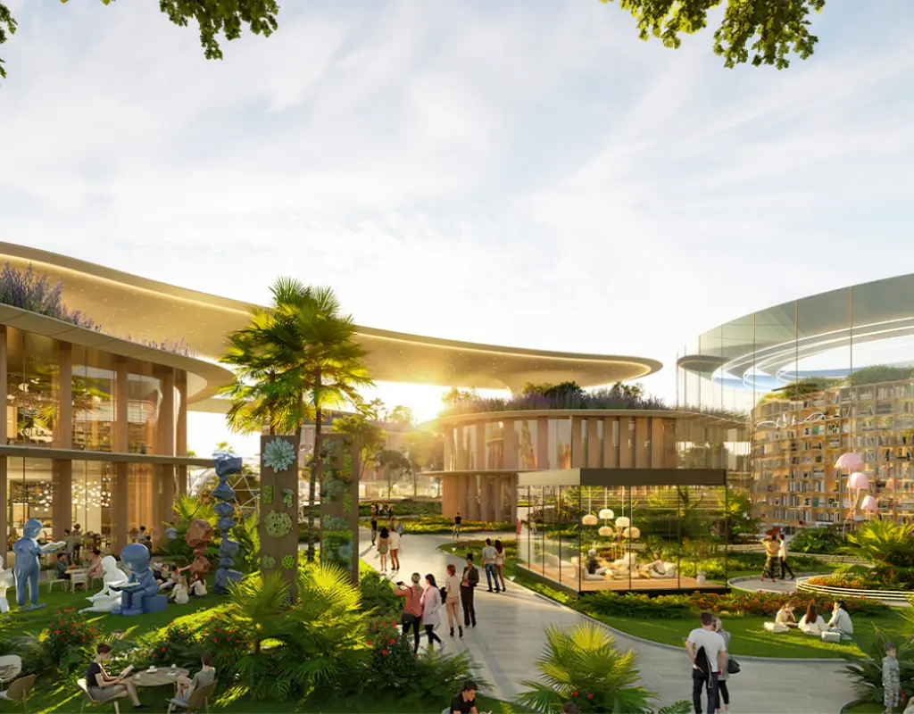 Damac island 2 town house front