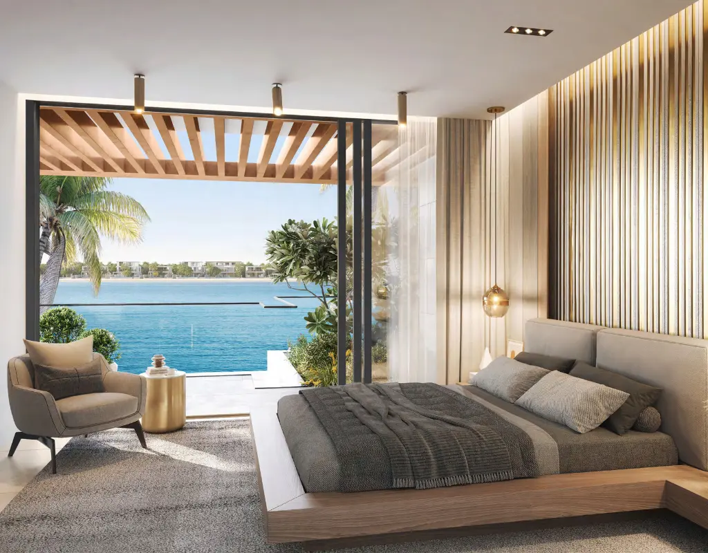 palm jabel ali Nakheel bd room view